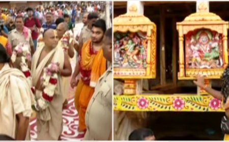 ତିନି ରଥକୁ ବିଜେ ହେଲା ଆଜ୍ଞାମାଳ