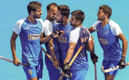 ପ୍ୟାରିସ ଅଲିମ୍ପିକ୍ସରେ ଦମଦାର ପ୍ରଦର୍ଶନ ସହ କ୍ୱାର୍ଟର ଫାଇନାଲରେ ପ୍ରବେଶ କରିଛି ଭାରତୀୟ ହକି ଦଳ