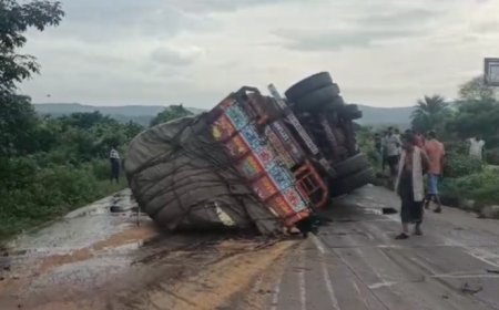 କାଉଡିଆଙ୍କ ଉପରେ ମାଡିଗଲା ଟ୍ରକ, ଘଟଣାସ୍ଥଳରେ ୩ ମୃତ