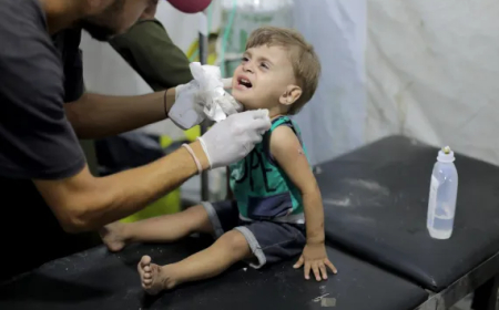 ଗାଜାରେ ପୋଲିଓ ଆକ୍ରାନ୍ତ ଶିଶୁ ଚିହ୍ନଟ; ଯୁଦ୍ଧରେ ଲାଗିବ ବିରତି