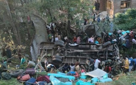 ଜାମ୍ମୁକାଶ୍ମୀରେ ସେନା ଗାଡ଼ି ଦୁର୍ଘଟଣା, ୪ ଯବାନ ସହିଦ