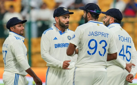 ପ୍ରଥମ ଇନିଂସରେ ୧୫୦ରେ ଅଲଆଉଟ୍ ଭାରତ