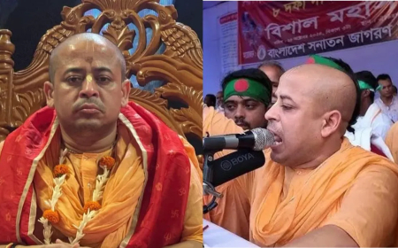 ହିନ୍ଦୁ ସନ୍ଥ ଚିନ୍ମୟ ଦାସଙ୍କୁ  ମିଲିଲାନି ଜାମିନ୍‌