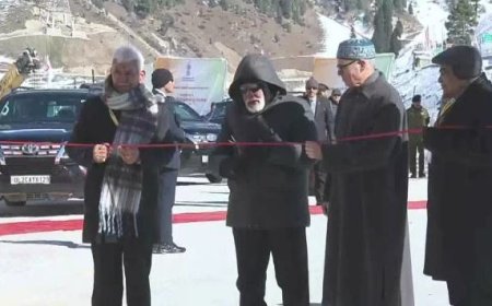 ସୋନମାର୍ଗ  ସୁଡଙ୍ଗର ଉଦ୍‌ଘାଟନ କଲେ ପ୍ରଧାନମନ୍ତ୍ରୀ