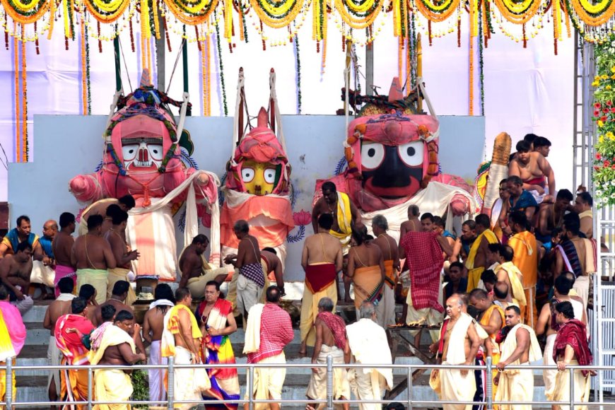 ସ୍ନାନଯାତ୍ରା ପାଇଁ ଚଳଚଞ୍ଚଳ ଶ୍ରୀକ୍ଷେତ୍ର