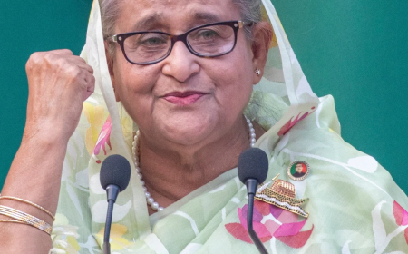 ବାଂଲାଦେଶରେ ହିଂସା ନେଇ ମଧ୍ୟବର୍ତ୍ତୀ ସରକାରଙ୍କୁ ଦାୟୀ କରିଛନ୍ତି ଶେଖ୍ ହସିନା