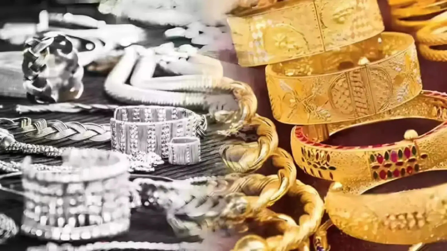 ଅହେତୁକ ବୃଦ୍ଧି ପରେ ଖସିଲା ସୁନା, ରୁପା ଦର