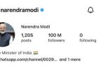 ଇନଷ୍ଟାଗ୍ରାମରେ ବଡ ରେକର୍ଡ କଲେ ପ୍ରଧାନମନ୍ତ୍ରୀ ମୋଦୀ