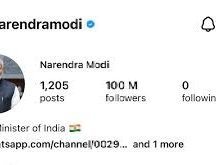 ଇନଷ୍ଟାଗ୍ରାମରେ ବଡ ରେକର୍ଡ କଲେ ପ୍ରଧାନମନ୍ତ୍ରୀ ମୋଦୀ
