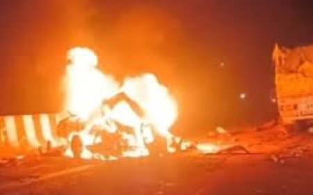 ଉତ୍ତରପ୍ରଦେଶରେ ମର୍ମନ୍ତୁଦ ସଡ଼କ ଦୁର୍ଘଟଣା