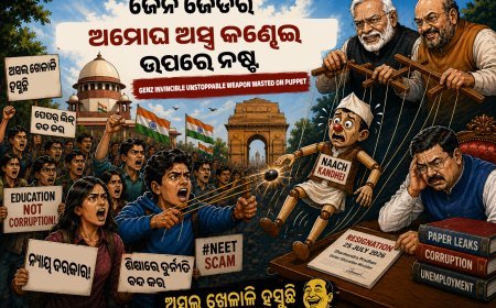 ବିଚକ୍ଷଣ ଯୋଜନାର  ଅନ୍ଧ ପ୍ରୟୋଗ: ଜେନ ଜେଡର ‘ଅମୋଘ ଅସ୍ତ୍ର’ କଣ୍ଢେଇଟିଏ ଉପରେ ନଷ୍ଟ