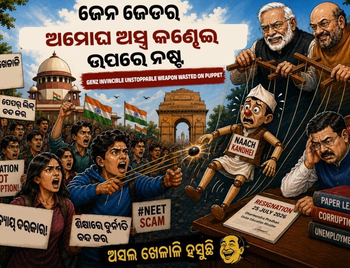 ବିଚକ୍ଷଣ ଯୋଜନାର  ଅନ୍ଧ ପ୍ରୟୋଗ: ଜେନ ଜେଡର ‘ଅମୋଘ ଅସ୍ତ୍ର’ କଣ୍ଢେଇଟିଏ ଉପରେ ନଷ୍ଟ