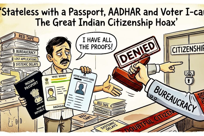 Stateless with a Passport , AADHAR and Voter I-card: The Great Indian Citizenship Hoax