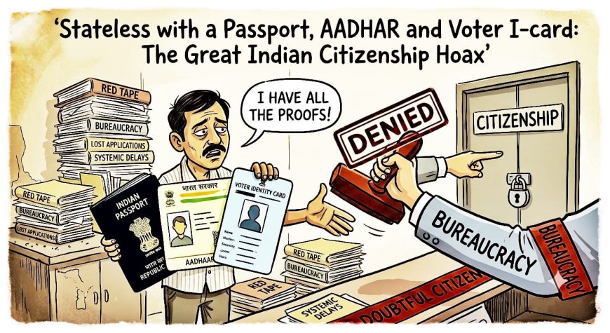 Stateless with a Passport , AADHAR and Voter I-card: The Great Indian Citizenship Hoax