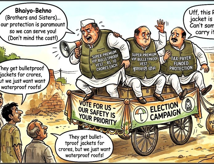 Armour for the Servants, Alms for the Masters : Democracy Mocked !