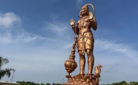 ଆମେରିକାରେ ଥିବା ୯୦ ଫୁଟ ଉଚ୍ଚ ହନୁମାନଙ୍କ ମୂର୍ତ୍ତିକୁ ନେଇ ବିବାଦ : ଆପତ୍ତିଜନକ ମନ୍ତବ୍ୟ ଦେଲେ ୟୁଟ୍ୟୁବର