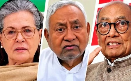 ନୀତୀଶଙ୍କ ମେଣ୍ଟ ଛାଡ଼ିବାକୁ ନେଇ କଂଗ୍ରେସରେ ମତଭେଦ : ସୋନିଆ-ଦିଗବିଜୟ ମୁହାଁମୁହିଁ