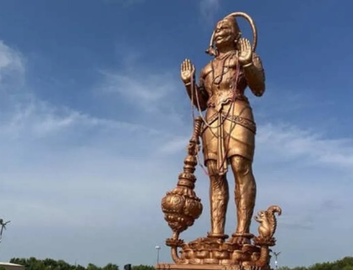 ଆମେରିକାରେ ଥିବା ୯୦ ଫୁଟ ଉଚ୍ଚ ହନୁମାନଙ୍କ ମୂର୍ତ୍ତିକୁ ନେଇ ବିବାଦ : ଆପତ୍ତିଜନକ ମନ୍ତବ୍ୟ ଦେଲେ ୟୁଟ୍ୟୁବର