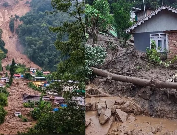 ସିକ୍କିମରେ ଭୟଙ୍କର ଭୂସ୍ଖଳନ: ୩୦ରୁ ଅଧିକ ଘର ପ୍ରଭାବିତ