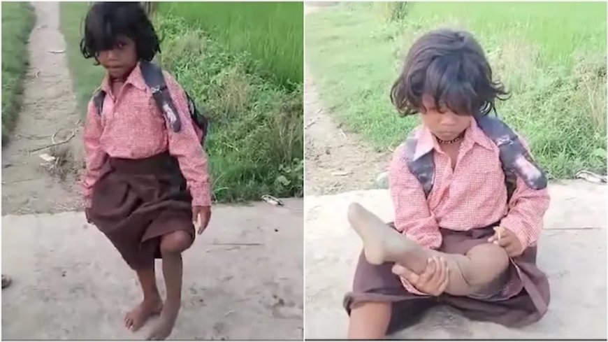 ଗୋଟିଏ ଗୋଡ଼ରେ ୪୦୦ ମିଟର! ପାଠ ପଢ଼ିବାକୁ ରାଗିନୀଙ୍କ ଅଦମ୍ୟ ଜିଦ୍