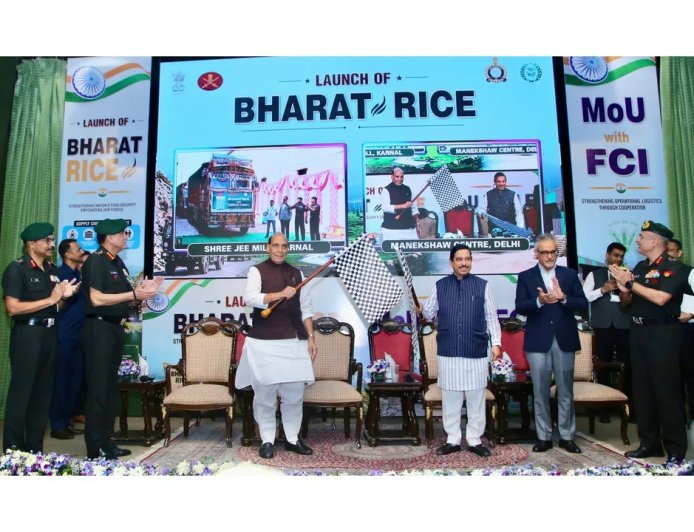 ସେନା ପାଇଁ ‘ଭାରତ ରାଇସ୍’ ଲଞ୍ଚ କଲେ ରାଜନାଥ ସିଂହ, ଲଦାଖରୁ ଉତ୍ତର-ପୂର୍ବାଞ୍ଚଳକୁ ମିଳିବ ଯୋଗାଣ