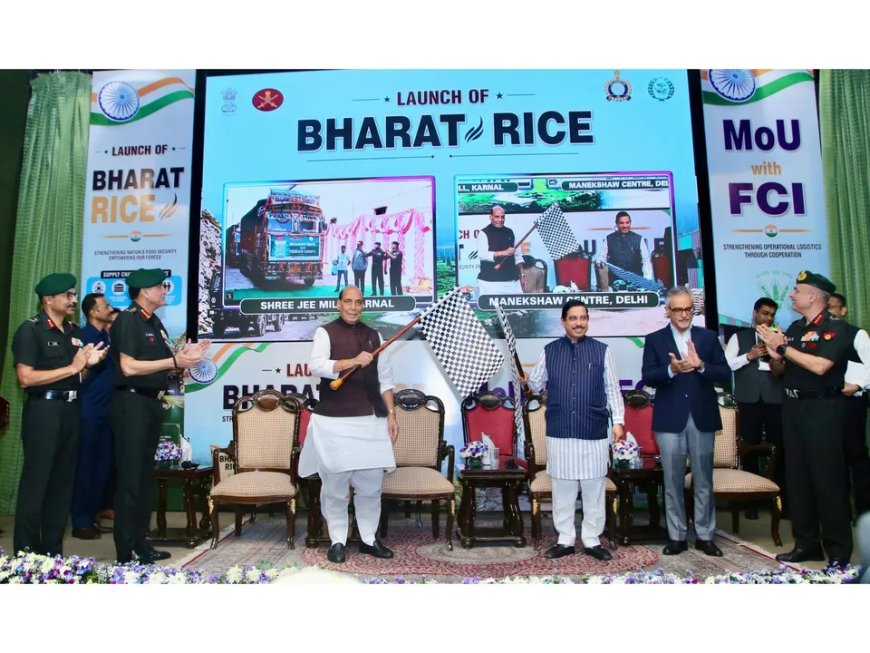 ସେନା ପାଇଁ ‘ଭାରତ ରାଇସ୍’ ଲଞ୍ଚ କଲେ ରାଜନାଥ ସିଂହ, ଲଦାଖରୁ ଉତ୍ତର-ପୂର୍ବାଞ୍ଚଳକୁ ମିଳିବ ଯୋଗାଣ