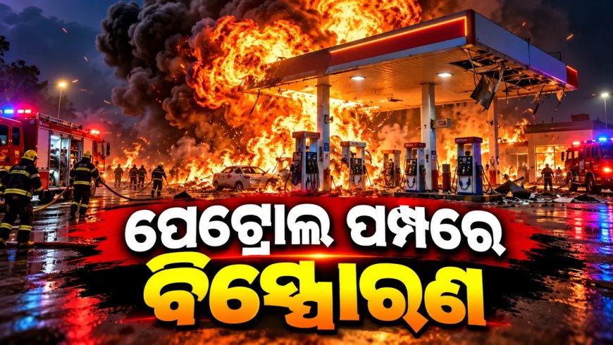 ନୀଳଗିରି ବସ୍‌ଷ୍ଟାଣ୍ଡ ନିକଟ ପେଟ୍ରୋଲ ପମ୍ପରେ ବିସ୍ଫୋରଣ , ଜଣେ ମୃତ